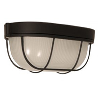 Small Oval Grid Black e27
